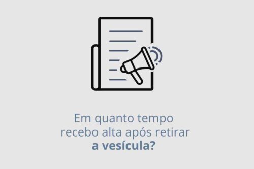 Em quanto tempo recebo alta após retirar a vesícula?